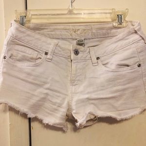 White Denim Shorts